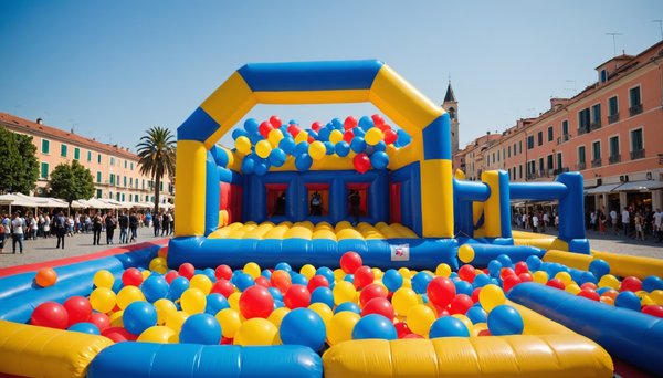 Des structures gonflables à nice pour des fêtes inoubliables